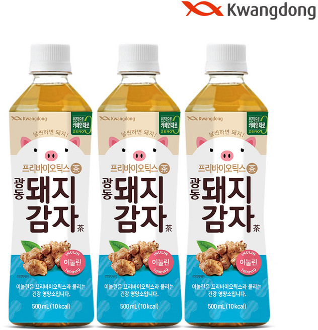광동 돼지감자차 500ml, 12개