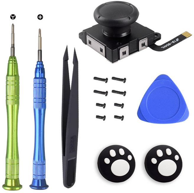 Nintendo Switch/OLED/Lite Joycon 아날로그 엄지 스틱 용 2-6set 홀 효과 표류 없음 3D 센서 모듈, 01 CHINA, [01] Set B, 1개