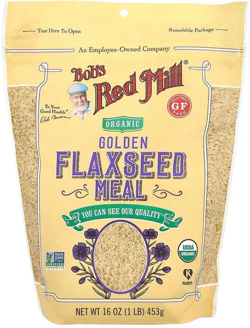 Bob's Red Mill 유기농 골든 아마씨 가루 16온스 (453 g) Mill (밥스 레드 밀), 453g, 1개 - 쿠팡