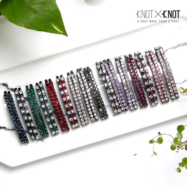 [KNOTXKNOT] 국내 단독제작 체코큐빅으로 만든 체인 앤 큐빅 프리미엄 실핀