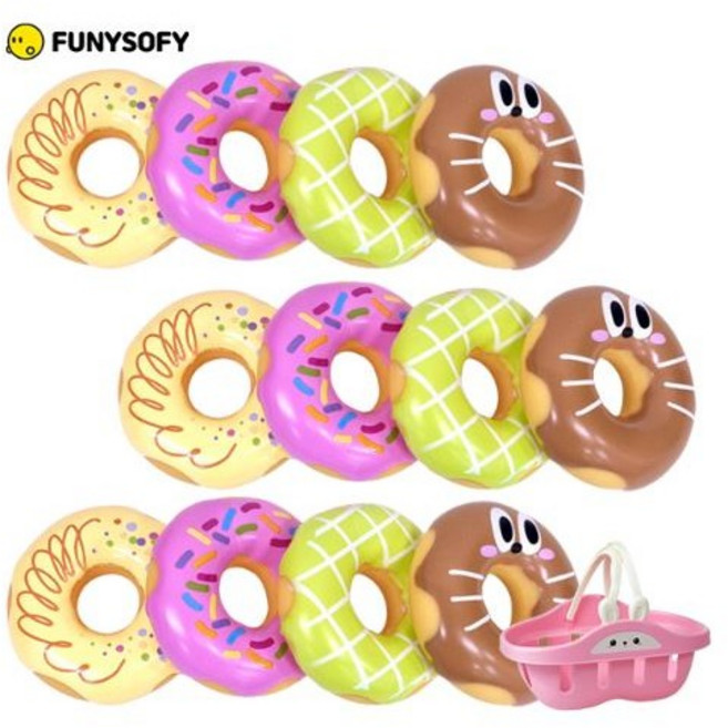퍼니소피 소프트 도넛 12종세트, 1개