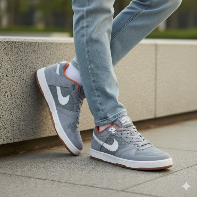 국내매장 나이키 운동화 SB 앨리웁 보드화 블루그레이