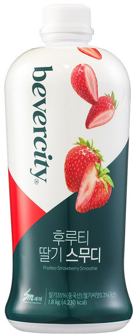베버시티 후르티 딸기스무디, 1.8kg, 1개