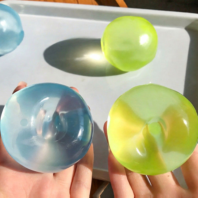 모찌 슬랑이 스퀴시 스퀴지 말랑이, 1개, 펌옐로우