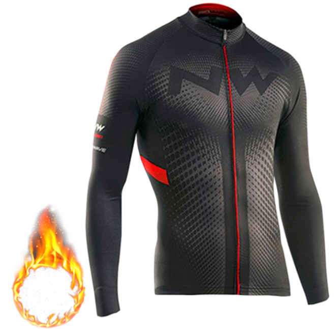 서브22 동계 자전거의류 라이딩복 기모용 상의