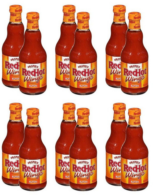 프랭크스 레드핫 윙스 버팔로 소스 354ml, 12개