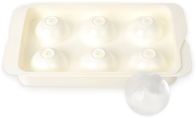 빅아이스 트레이 원형 6구, 1개