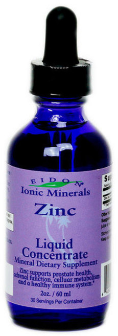 EIDON Ionic Minerals 鋅濃縮補充液, 1個, 60ml