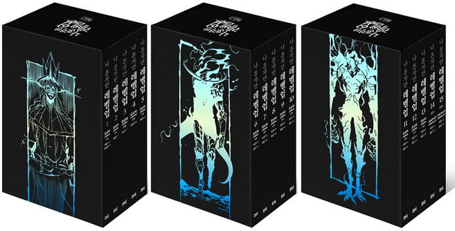 (오늘 출발) 나 혼자만 레벨업 1-15권 전권 박스 세트 + 엽서 9종 포함