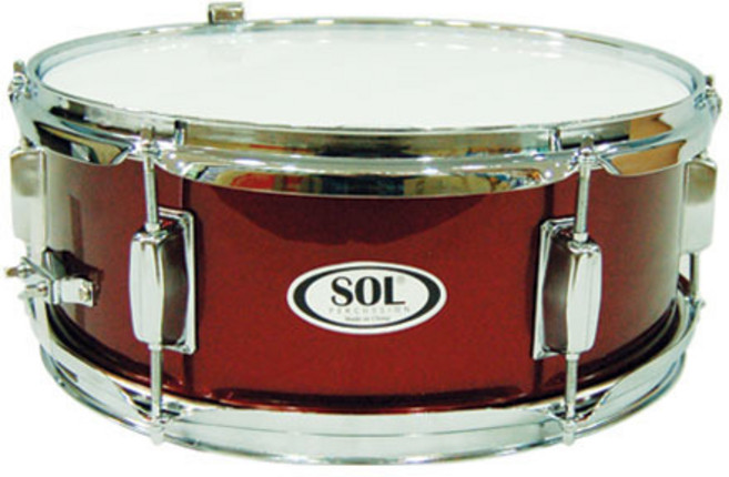 SOL 작은북/스네어드럼 14 x 5.5 인치 와인레드 스탠드 별도 JB-SD1455-WR