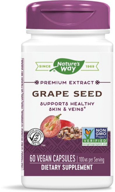 Nature's Way 然萃維 葡萄籽素食膠囊, 60顆, 1罐