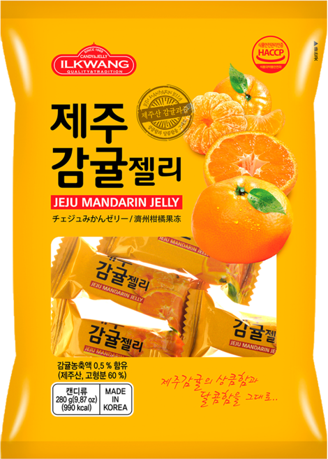 일광제과 제주 감귤젤리, 280g, 10개