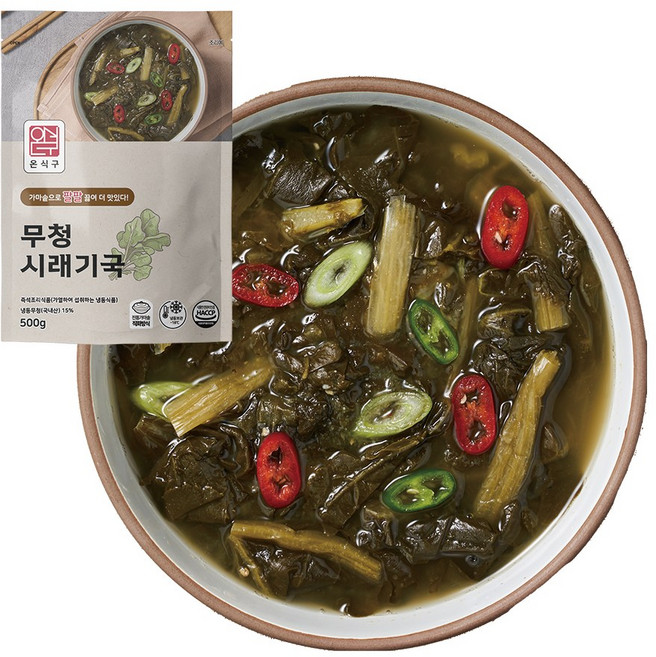 온식구 무청시래기국, 1개, 500g
