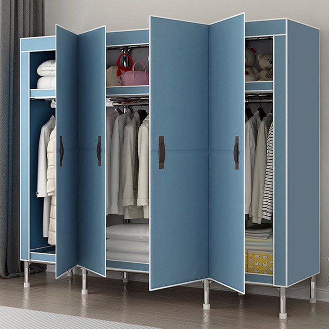 대용량 심플디자인 방진 옷장 안방 원룸에 적합한 간이 정리수납 옷장, KS-01