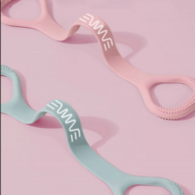 실리콘 스트레칭 밴드 근력 탄력 운동용 어깨 헬스 필라테스 요가 재활 등 어깨 팔 고무줄, 핑크, 1개