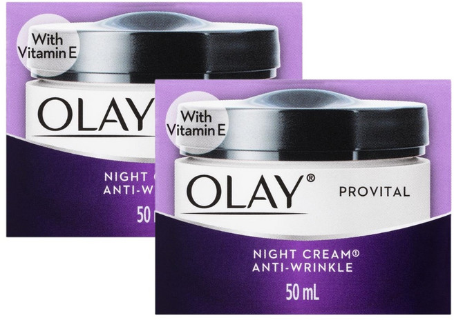 올레이 프로바이탈 안티 링클 나이트 크림 Olay ProVital Night Cream, 2개, 50g