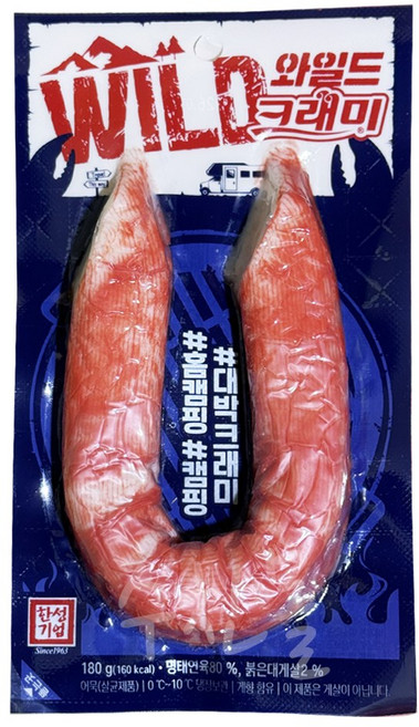 한성 크래미 몬스터크랩 와일드크래미 180g, 20개