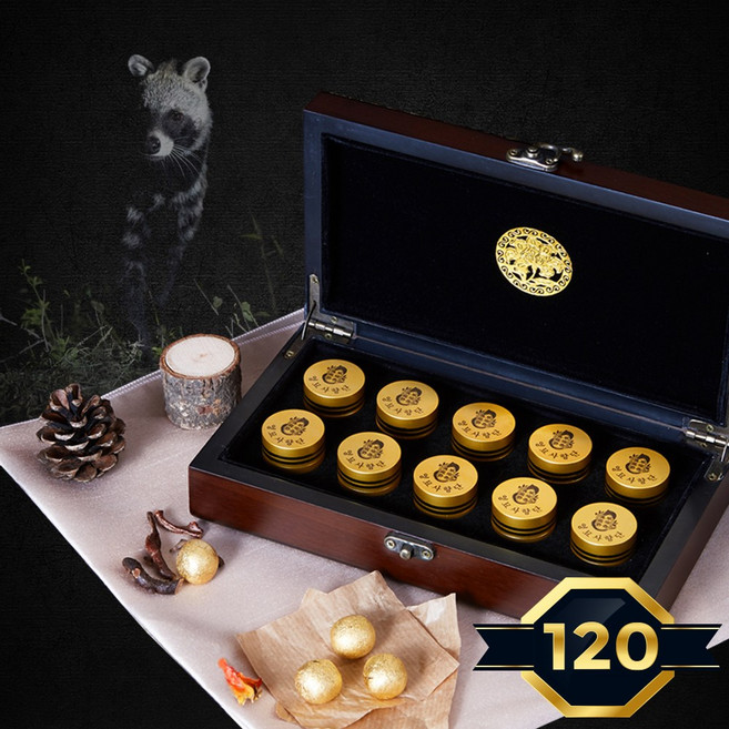 진초영묘사향단 영묘사향 순도 100% 원료 120mg 함유