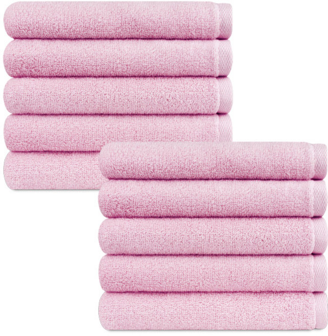 송월타월 라이트무지40 30수 130g, 블러쉬핑크, 10개