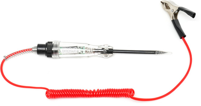 자동차 배선 테스터기 LED 검전기 차량용 휴즈 전압 전선 전원 체크, 1개