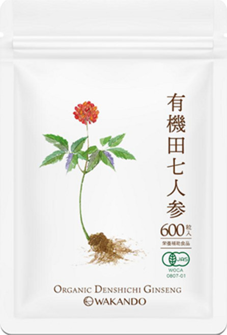 와칸도 유기 전칠인삼 600정 40두랭크사용 전칠삼 100%, 1개