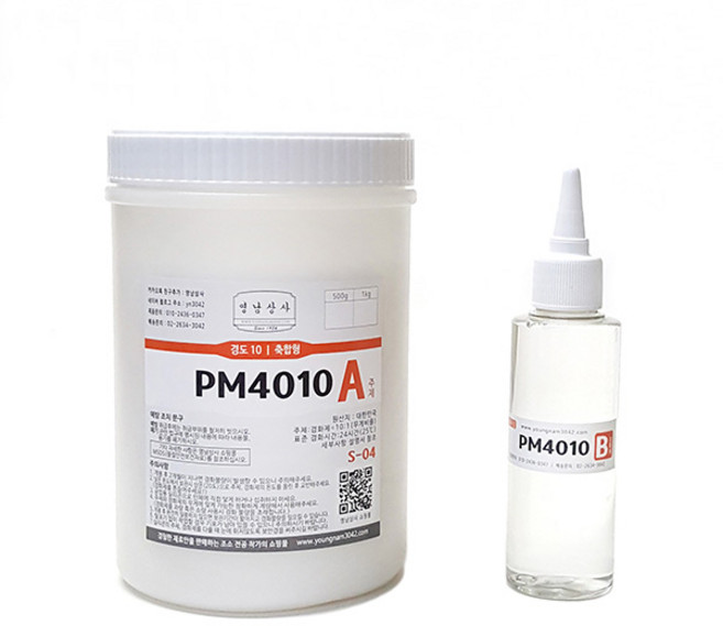 PM4010 1kg (+경화제) / 경도10 / 몰드용 액상실리콘, 1개
