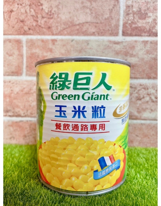 綠巨人玉米粒罐頭 680g 非基改, 1個