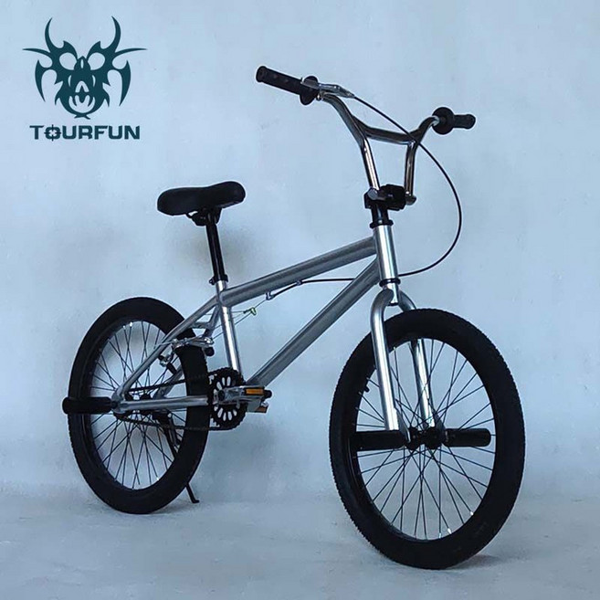 BMX자전거 20인치 입문용 업그레이드 초보 bmx, 1개, 1cm, 실버차 블랙차핸들