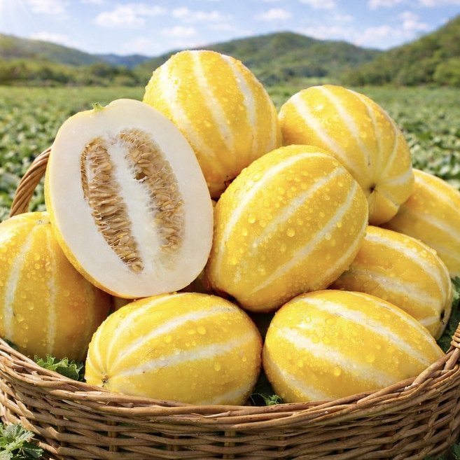 [3일간초특가]꿀당도 산지직송 성주 참외, 1박스, 2kg