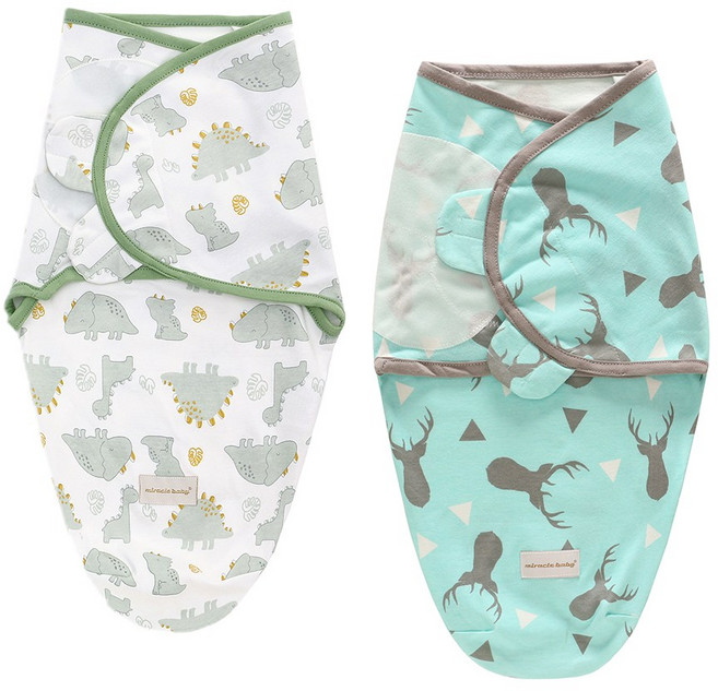 미라클 베이비 신생아 순면 속싸개 2개입 세트