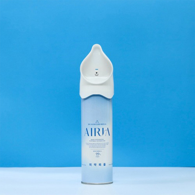 래퓨 에어리아 휴대용 산소캔 655ml 등산통 가정용, 5개