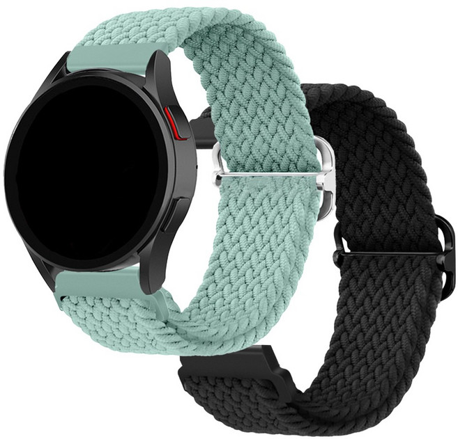 더조은셀러 2개 갤럭시워치7 버클 브레이드 솔로 루프 스트랩 시계줄 밴드, 19_민트