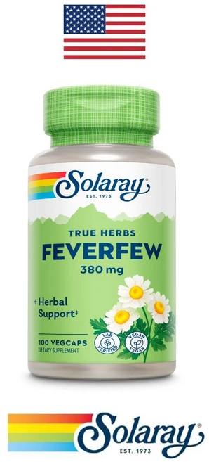 솔라레이 True Herbs 피버퓨 380mg 캡슐 100정, 1개 - 쿠팡