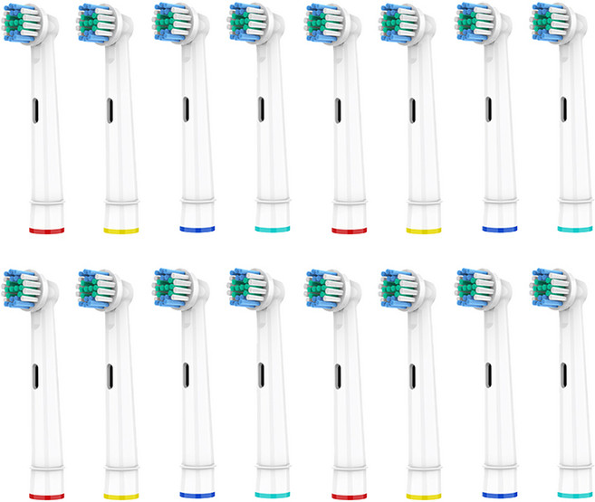 오랄비 브라운 호환 전동 칫솔모 리필모, 4세트, 칫솔모 4개