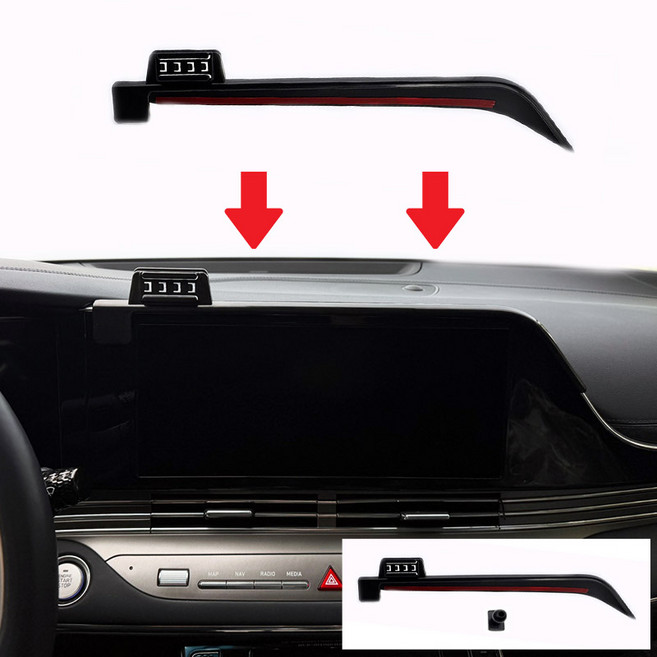 WAHA 더뉴 그랜저IG 그랜저GN7 핸드폰 스크린 거치대 마운트, 더뉴그랜저(20~22) 스크린 마운트(B), 1개