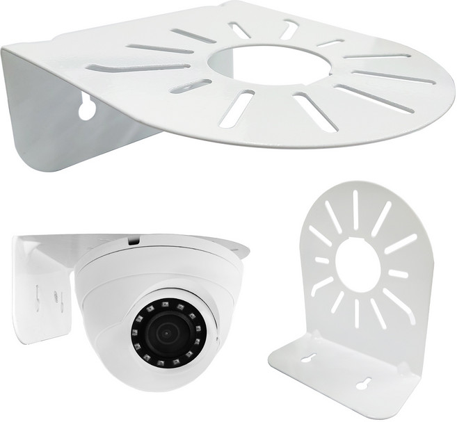 EGSHOP CCTV 카메라 브라켓 거치대 전주용 지지대 받침대, 1개, 벽부형 스피드돔 브라켓 SWA-S16