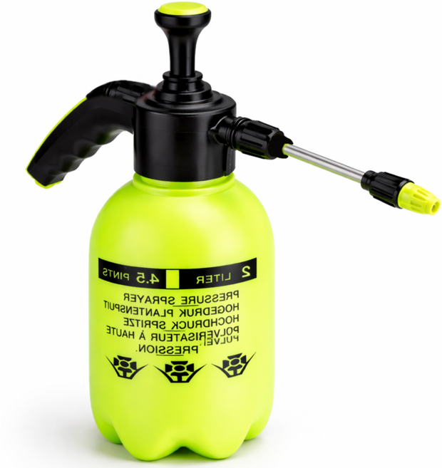 로렌하임 롱노즐 자동 압축 분무기 2L 그레이 농업용스프레이, 형광, 1개