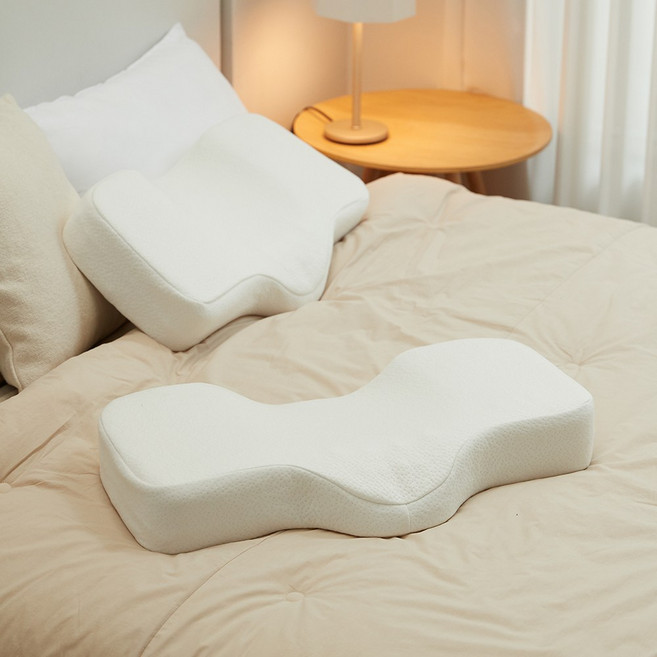 리빙제이 잠솔솔 메모리폼 기능성 경추베개 항균텐셀 기본형, 1개