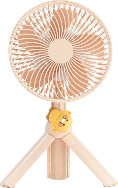카카오프렌즈 춘식이 발라당 무드등 삼각대 휴대용 선풍기, GFAN01(AS무료교환), PINK