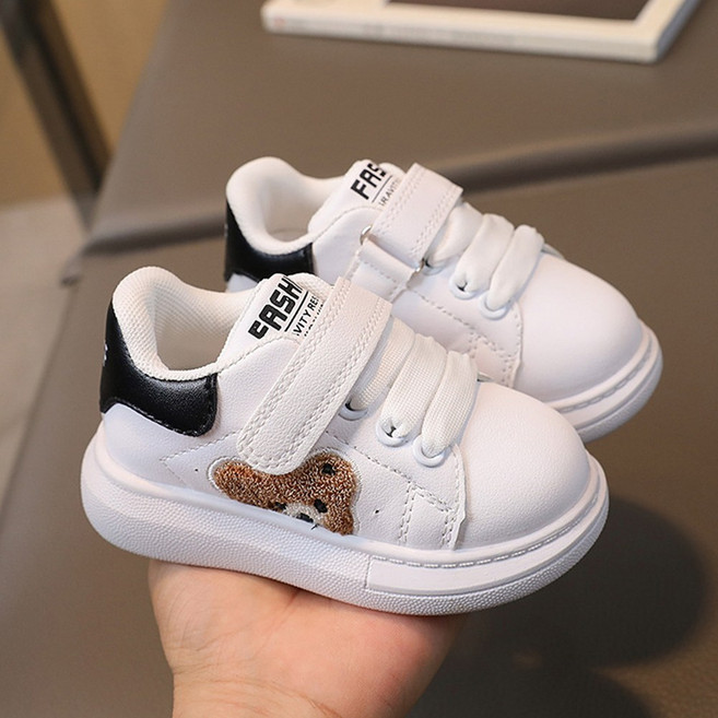바이시유 아동운동화 키즈운동화 유아 찍찍이 신발 슬립온 스니커즈 푸우