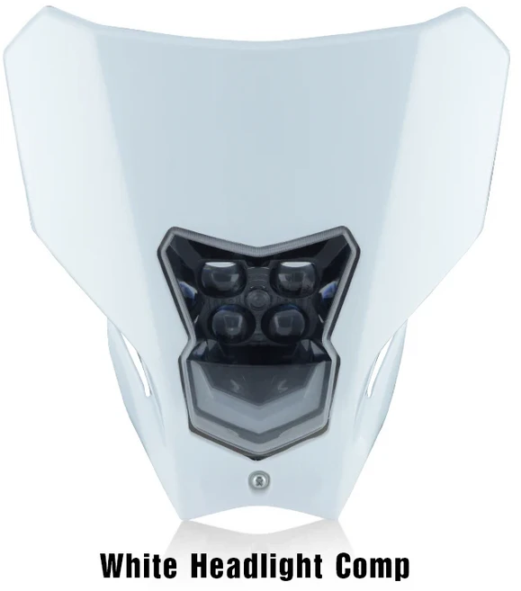 미니빔 PowerZone 바이크 오토바이 LED 전조등 전조등 혼다 CRF CRF450L CRF450XR Supermoto 전조등 페어