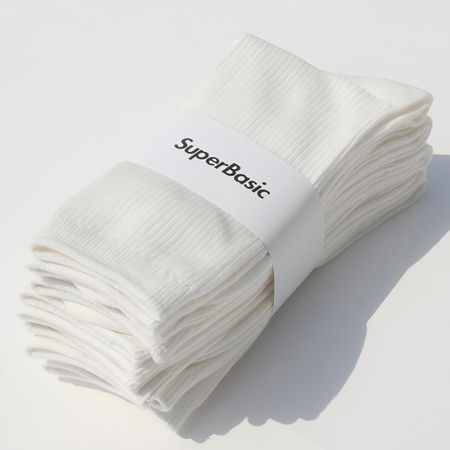 슈퍼베이직 1290 골지 양말