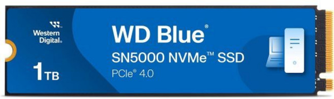 WD 1TB Blue SN5000 NVMe 내부 SSD - PCIe Gen 4.0 M.2 2280 최대 5 150 MB/s WDS100T4B0E [신세대], New Generation_1TB, 1개