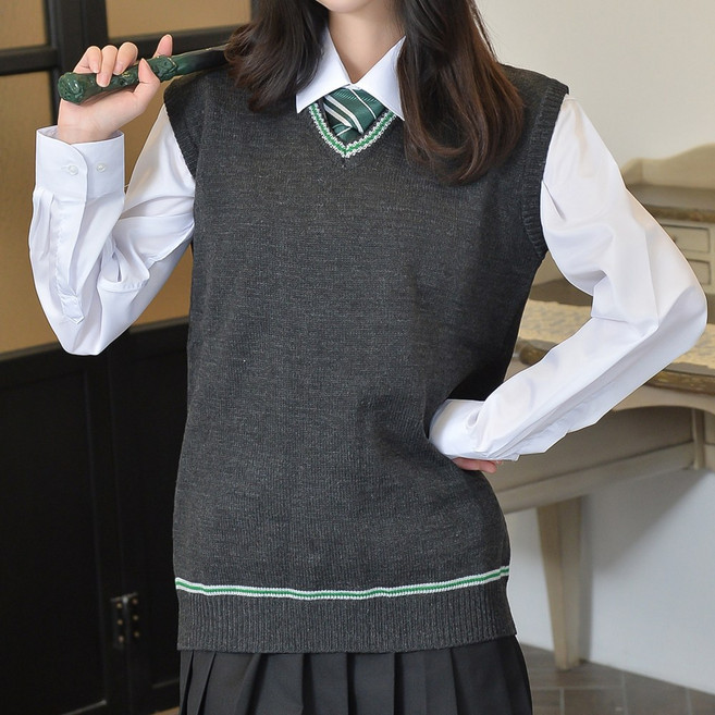 조끼 마법사 마법학교 그린라인 슬기로운 교복몰