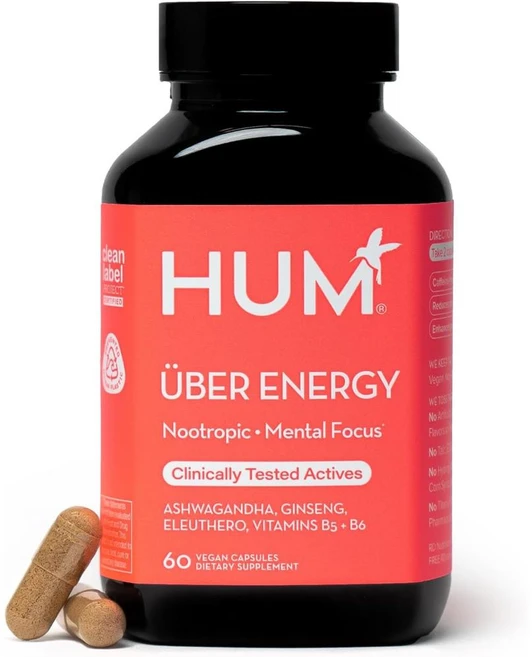흄 우버 에너지 캡슐 HUM Uber Energy, 1개, 60정 - 쿠팡