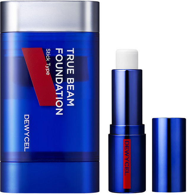 듀이셀 옴므 트루빔 스틱&브러쉬 파운데이션 SPF50+ PA++++ 컬러 립밤 01 코어밤 4g 기획세트, 1개, 1세트