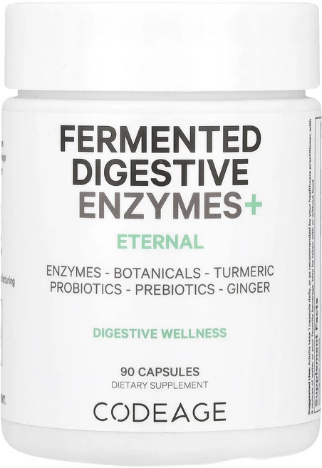 Codeage 발효 소화 효소+ 캡슐 90정, Codeage 발효 소화 효소 캡슐 90정, 1개 - 쿠팡