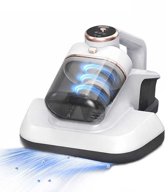 헤이슨 포근케어 무선 침구 청소기 UV살균 진드기 먼지 청소기, 화이트, EQ-440K