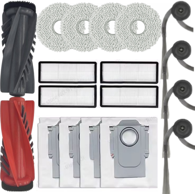 비브랜드 호환 로보락 QrevoC / QREVO C PRO 소모품 RRWOPEP, 1세트, 17pcs