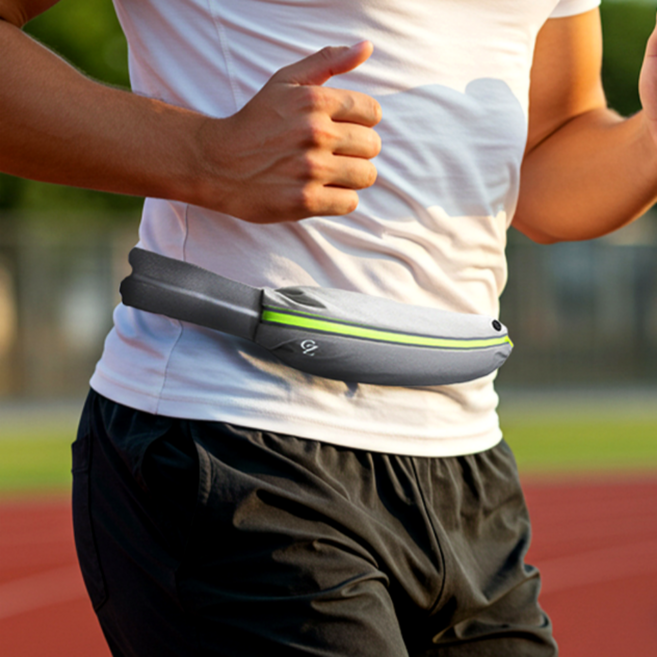 코지로움 남녀공용 러닝벨트, 1개, 그레이